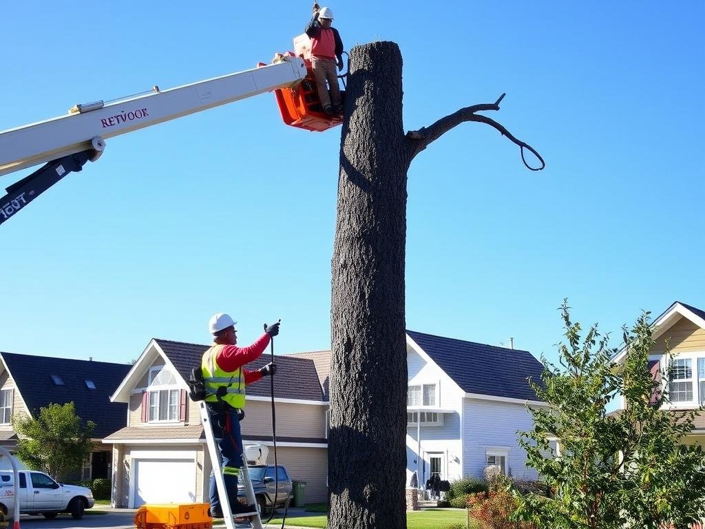 Tree removal service by professional tree service company Tree removal service by professional tree service company